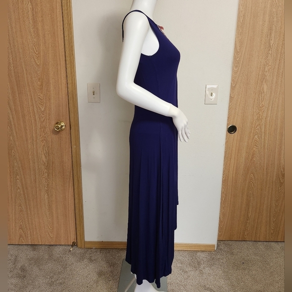 Navy blue Cable & Gauge maxi dress size xs - Picture 7 of 10